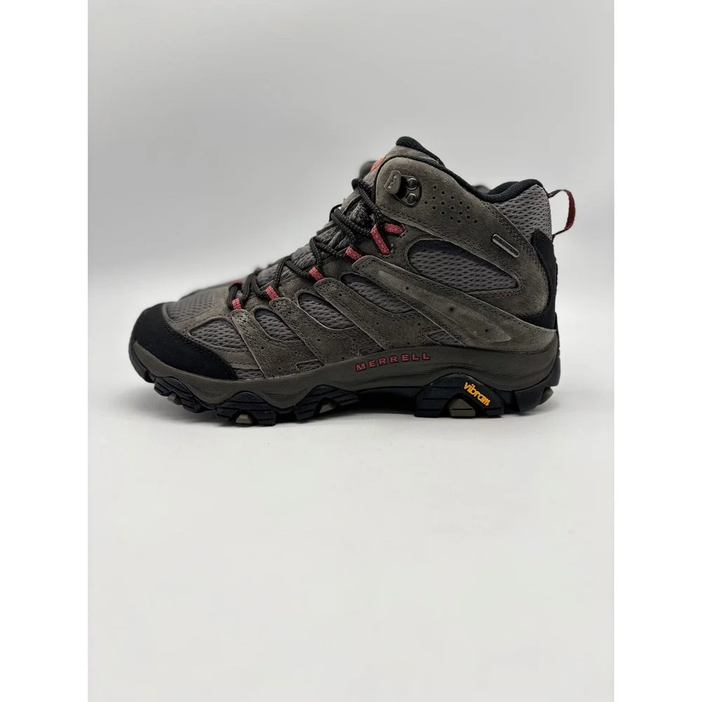 Merrell Moab 3 Mid WP Mens 9.5 Hiking Boots Beluga Grey Waterproof New w/ Box